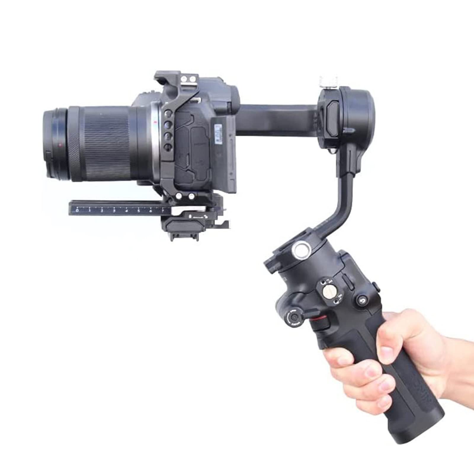 Camera Cage for Canon EOS R7 DSLR Camera with Dual Cold Shoe Mount Topcine Official Store