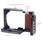 ZVE10 Camera Cage with Wooden Handgrip for Sony Alpha ZV-E10 Camera Rig Camera Cages TOPCINE