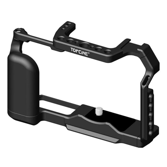 Camera Cage for Fujifilm X-T50 with Metal Grip, Cold Shoe Arca-Swiaa Base Topcine Official Store
