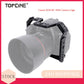 Camera Cage for Canon EOS 6D 6DII Mark II with NATO Rail Cold Shoe Quick Release Plate for Arca-Swiss Tpye