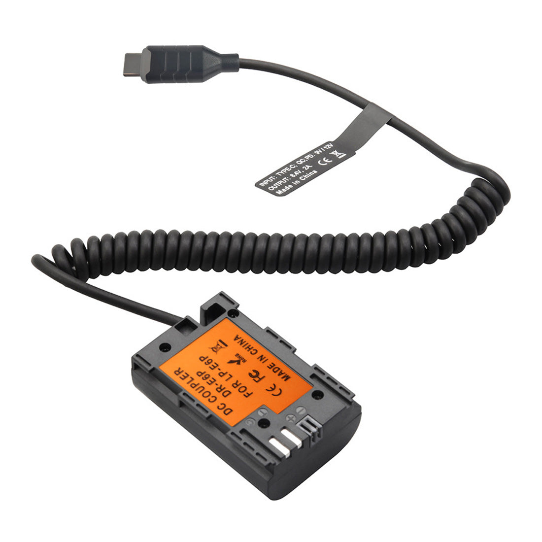 Topcine D-Tap Power Supply Cable LP-E6 Dummy Battery Compatible with Canon EOS 5DMark II 5DMark III 5DMark IV 6D 60D 6DMark II 7DMark II 70D 80D 90D 5DSR EOS R R5 R6 Cameras camera dummy battery TOPCINE