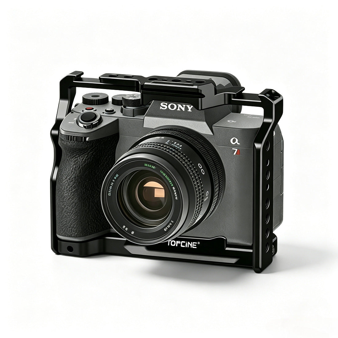 Sony A7 Camera Cage for A7RIII A7RII A7II A7III A7IV with NATO Rail camera cage Topcine Official Store