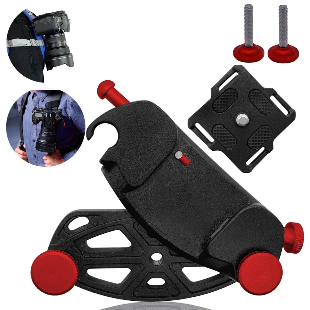 camera Waist Belt Clip Metal Backpack Holster Strap Hanger Belts Buckle Waist Clip For Gopro 10 9 SLR Camera Clamp Accessories TOPCINE