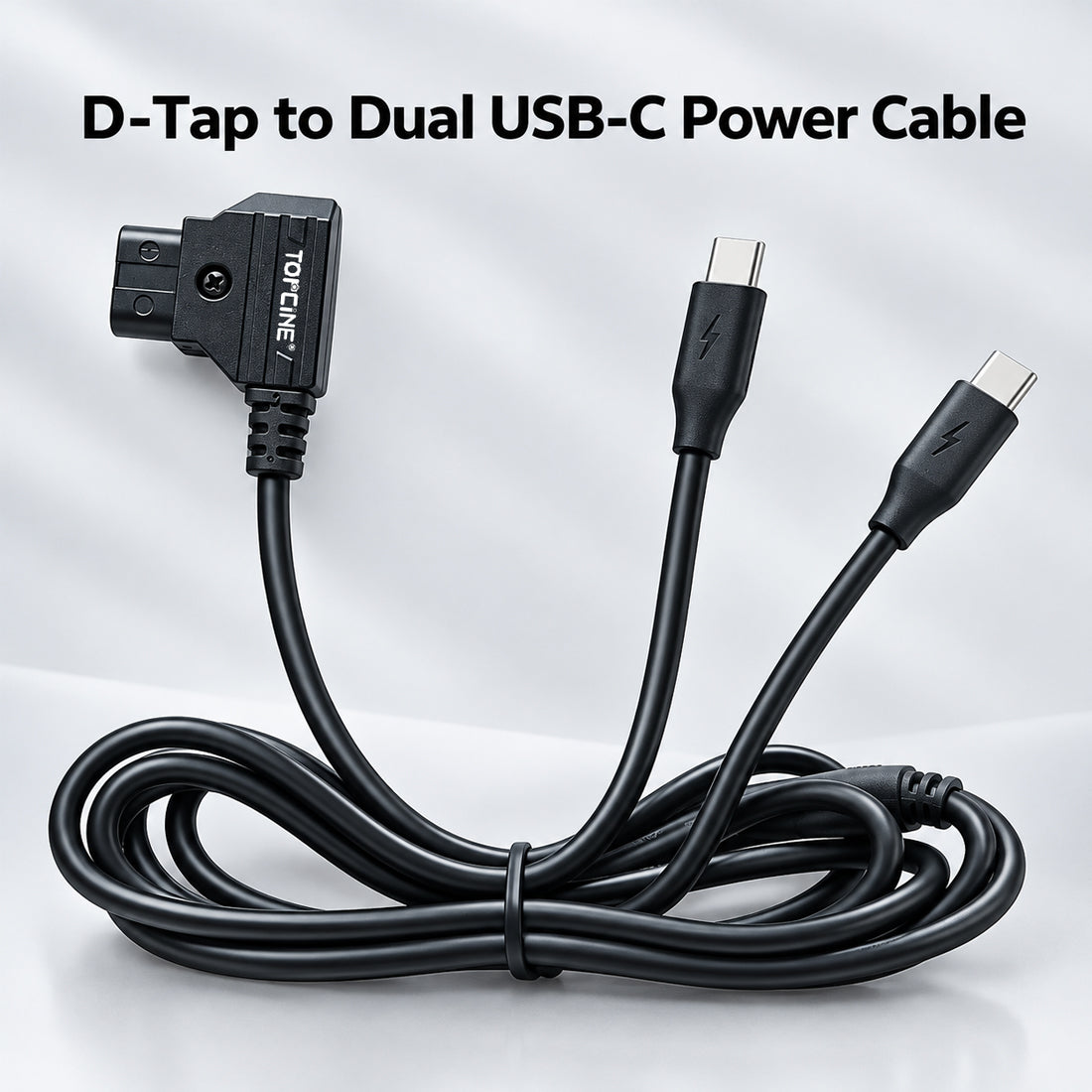 Dual USB-C D-Tap Power Cable for DJI Focus Pro, SDR Transmission & Nucleus-N camera cable TOPCINE
