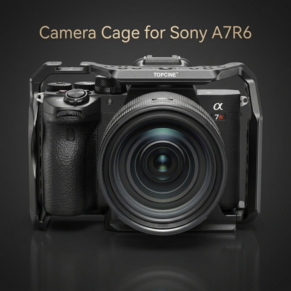 A7R6 Camera Cage for Sony Alpha 7R VI Camera with Arca Base NATO Chute camera cage TOPCINE