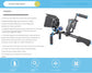 Camera Shoulder Support Rig Kit with Cage & Matte Box for Dslr Video Camcorder camera shoulder rig set TOPCINE