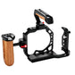 Camera Cage for EOS R6V with NATO Chute Arca Base Cold Shoe camera cage Topcine Official Store
