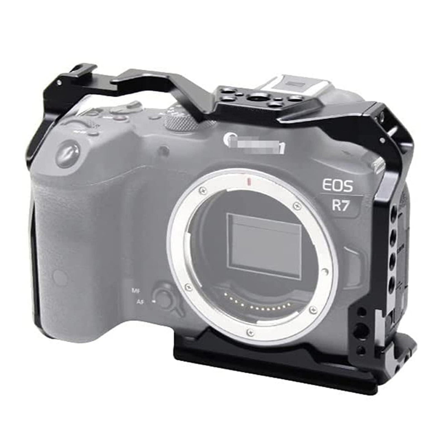 Camera Cage for Canon EOS R7 DSLR Camera with Dual Cold Shoe Mount Topcine Official Store