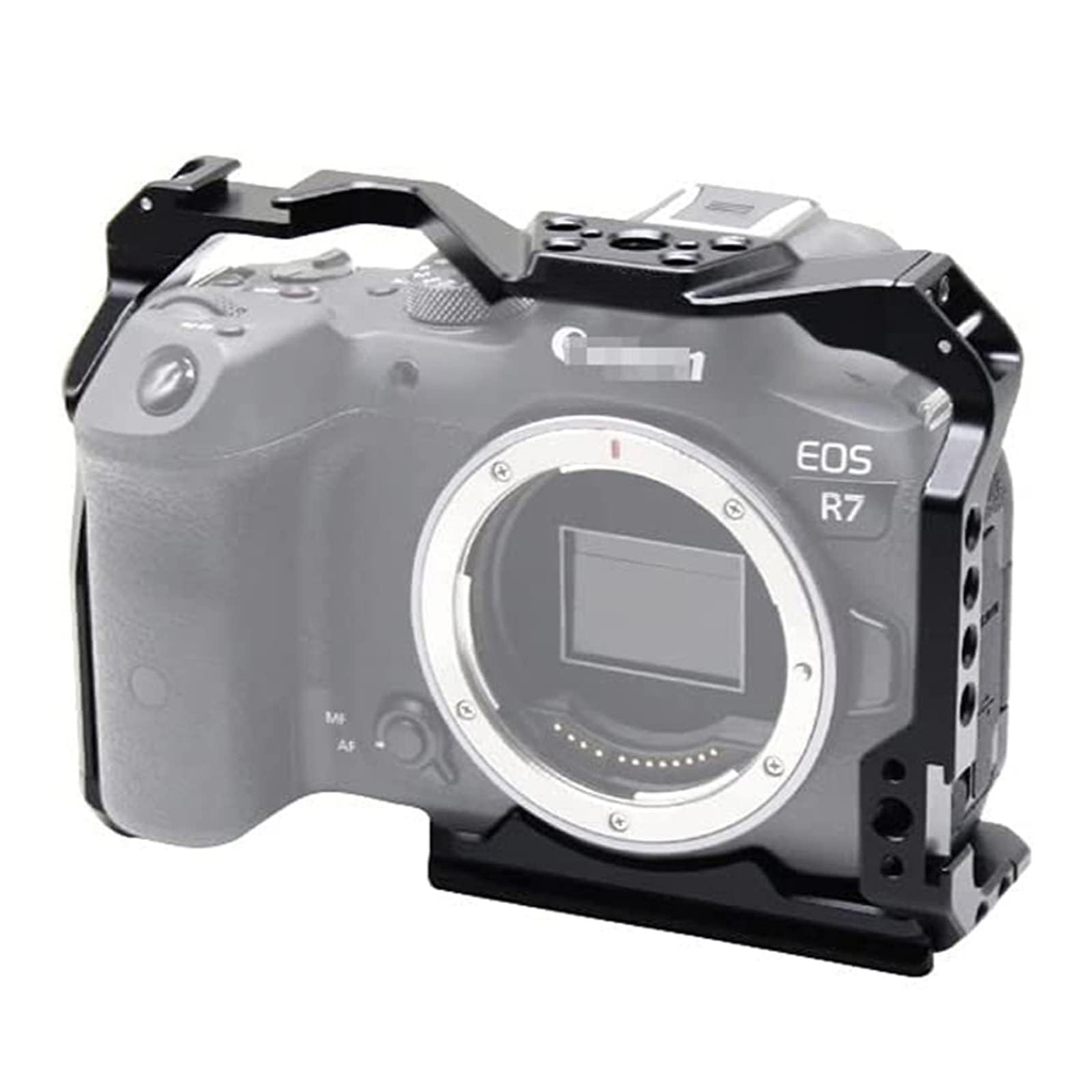 Camera Cage for Canon EOS R7 DSLR Camera with Dual Cold Shoe Mount Topcine Official Store