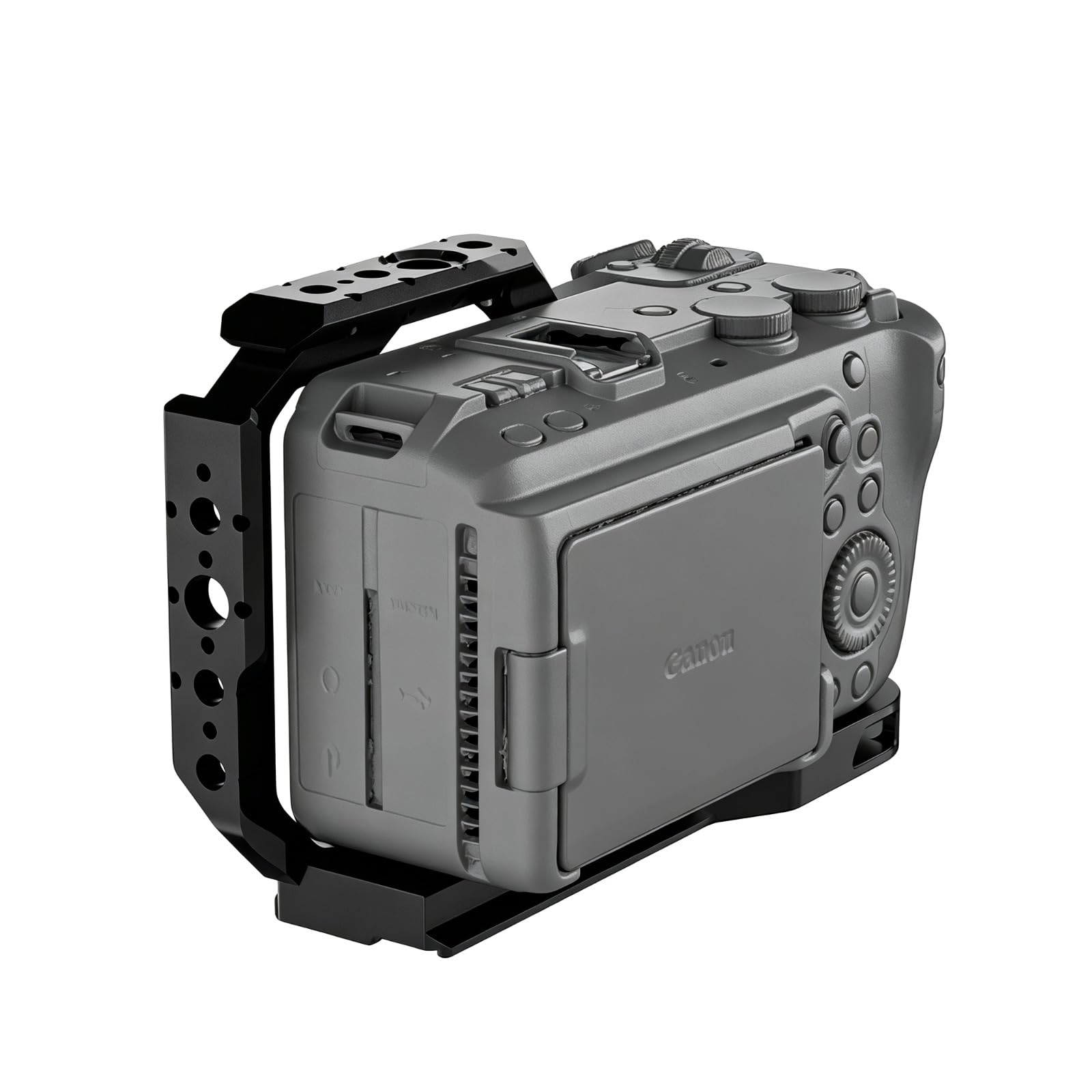 Camera Cage for EOS R6V with NATO Chute Arca Base Cold Shoe camera cage Topcine Official Store