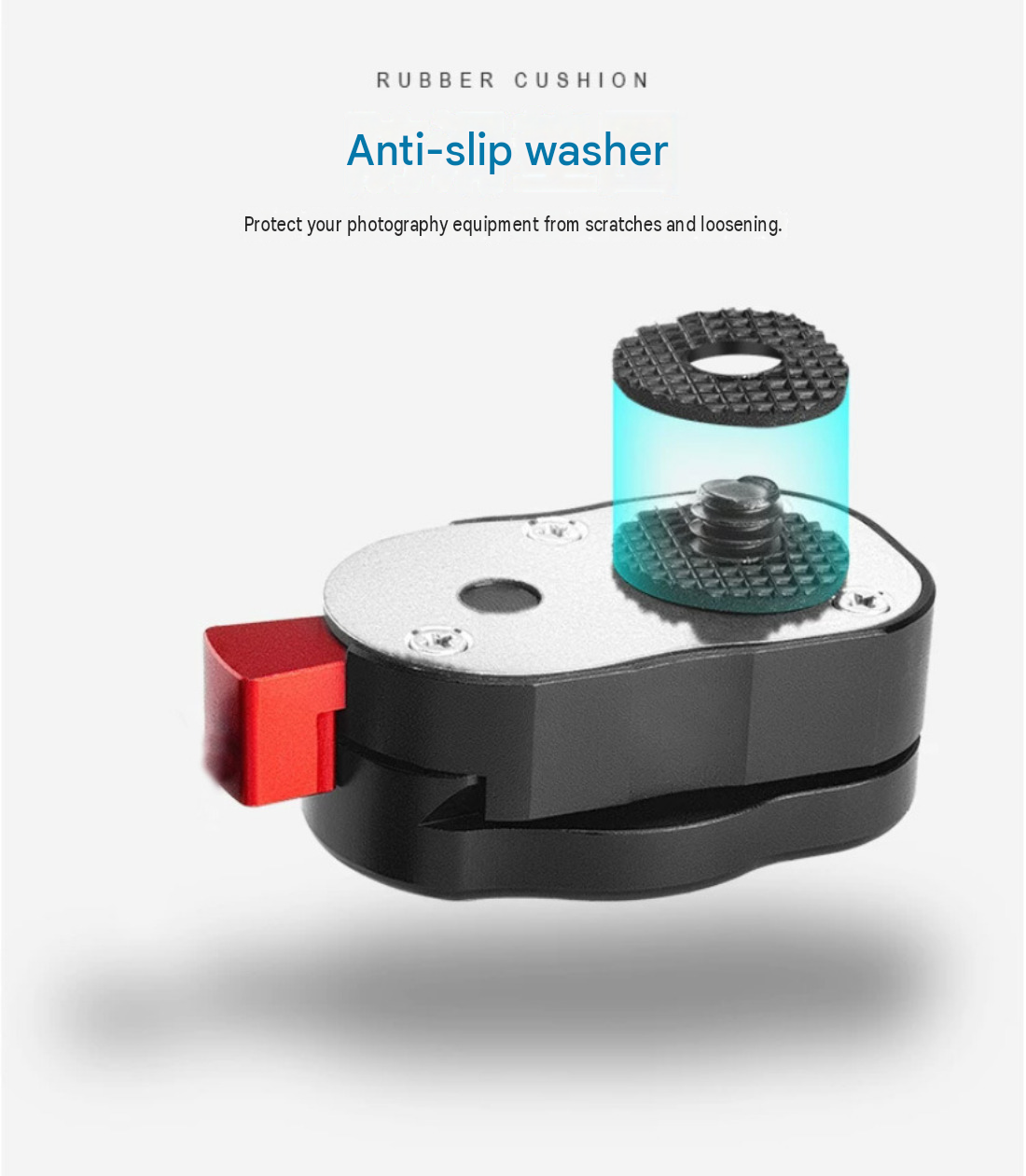 Universal Mini Quick Release Plate for Monitor, LED Light, Phone Holder & Camera Cage