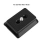 Quick Release Plate for DJI RS5/RS4/RS4 Pro/RS4min/RS3/RS3 Pro/RS2/RSC2 quick release plate TOPCINE RS3/RS2/RSC2