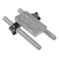 15mm Double Hole Pipe Clamp Rail Connector SLR Camera Parallel Dual-Hole Multi-Function Pipe Clamp for DSLR Camera Rig TOPCINE