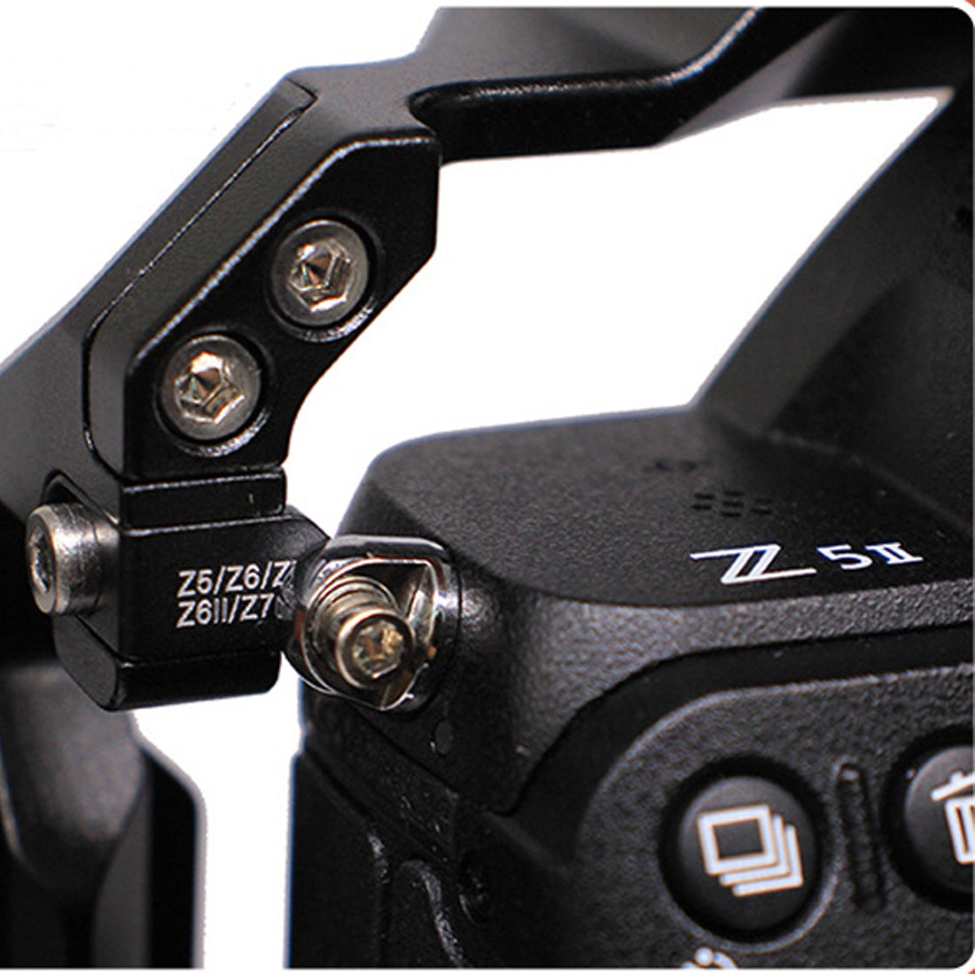 Z5II Z6III Camera Cage for Nikon Z5II Z6III/Z5/Z6/Z7/Z6II/Z7II Arca-Swiss Base