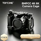 Topcine BMPCC 4K & 6K Cage for Blackmagic Design Pocket Cinema Camera 4K & 6K Camera Rig Stabilizer with Cold Shoe