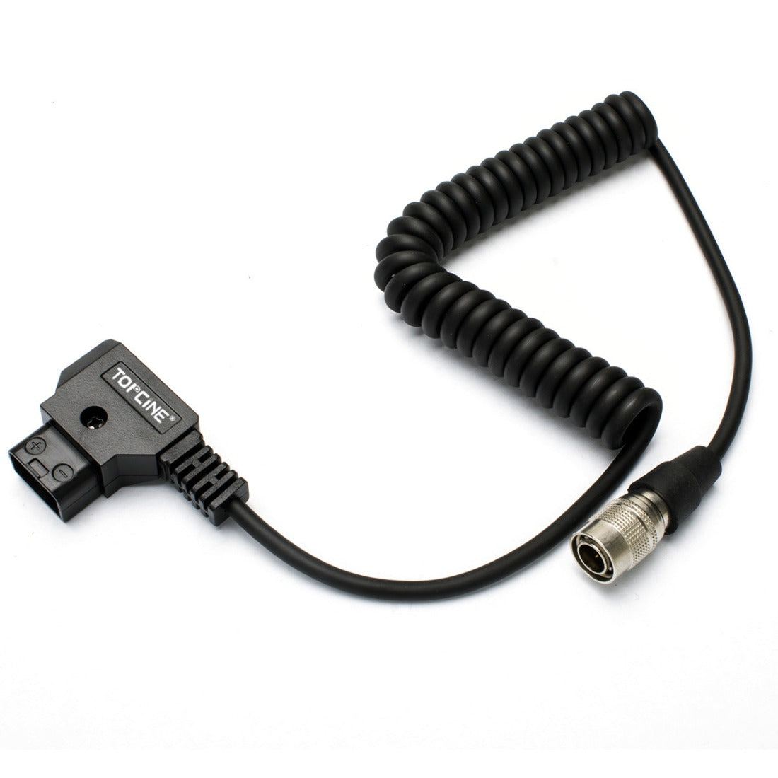 Topcine D-tap to Hirose 4-pin Compatible for Sound Devices 688 633 644 Zoom F8 Coiled Power Cable TOPCINE