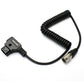 Topcine D-tap to Hirose 4-pin Compatible for Sound Devices 688 633 644 Zoom F8 Coiled Power Cable TOPCINE