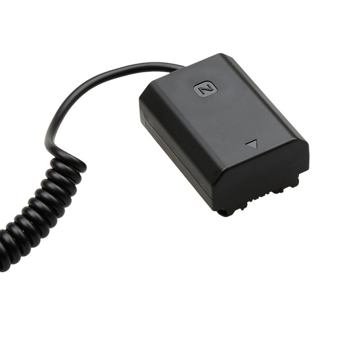 D-Tap to NP-FZ100 Dummy Battery Coiled Power Cable Cord Adapter Compatible for Sony Alpha 1 Alpha A7III A7R III A9 A7R IV Alpha 9 II A9R A9S A7R3 A7S3 FX3 Camera dummy battery TOPCINE
