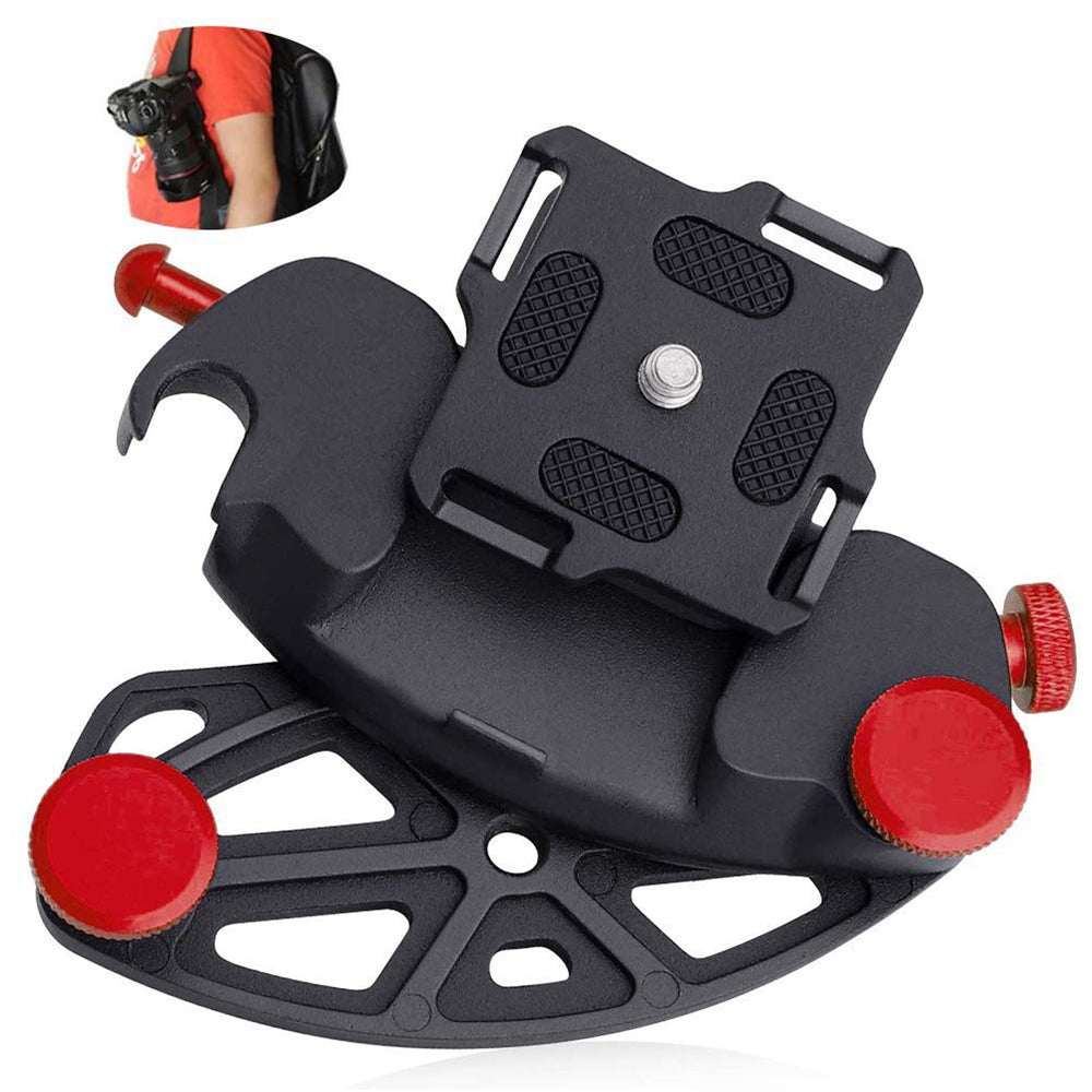 camera Waist Belt Clip Metal Backpack Holster Strap Hanger Belts Buckle Waist Clip For Gopro 10 9 SLR Camera Clamp Accessories TOPCINE