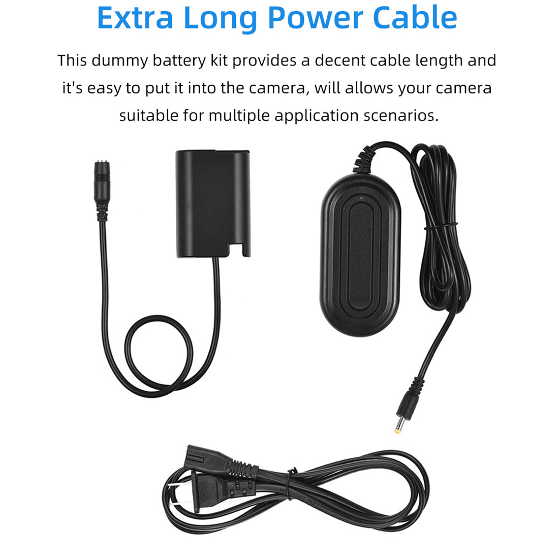 DMW-BLK22 with AC Adapter Power Supply Kit For Panasonic Lumix S5 GH5M2 Camera BLK22 Dummy Battery camera dummy battery TOPCINE