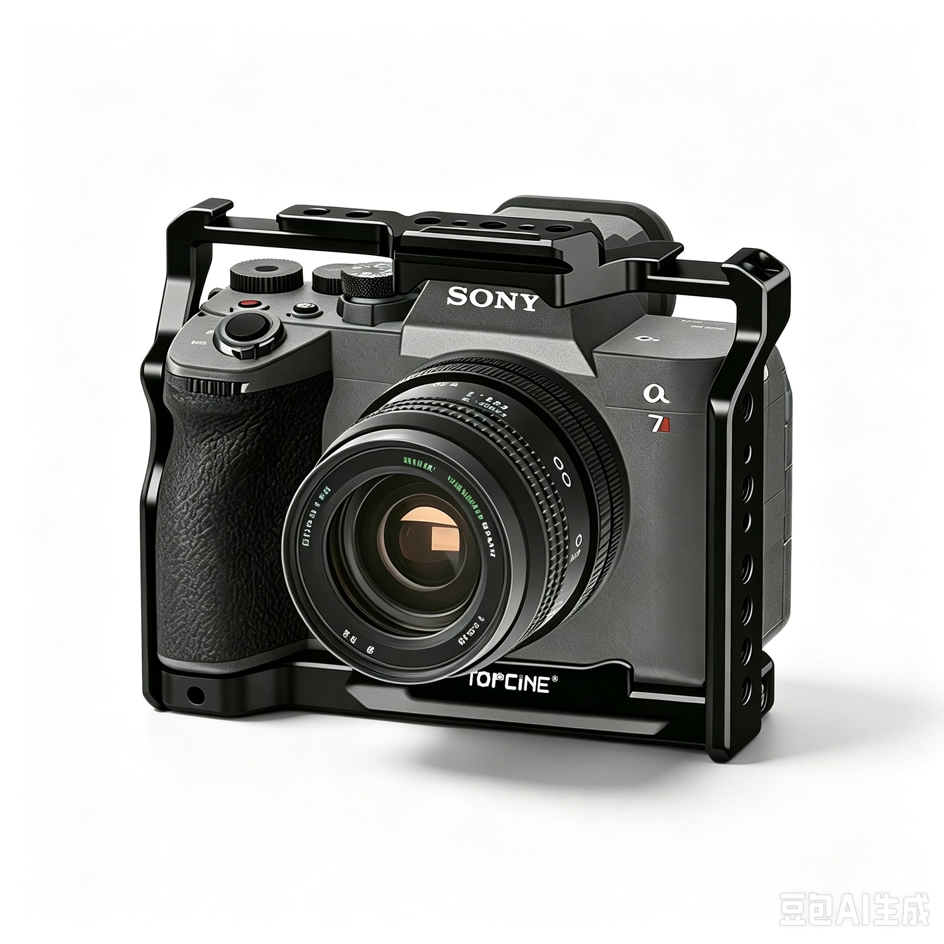 Sony A7 Camera Cage for A7RIII A7RII A7II A7III A7IV with NATO Rail camera cage Topcine Official Store sony a73 a72 a74 cage