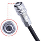 Topcine D-Tap to BMPCC 4K 2 Pin Locking Power Cable for Sony V Mount for Blackmagic Pocket Cinema Camera 4K TOPCINE