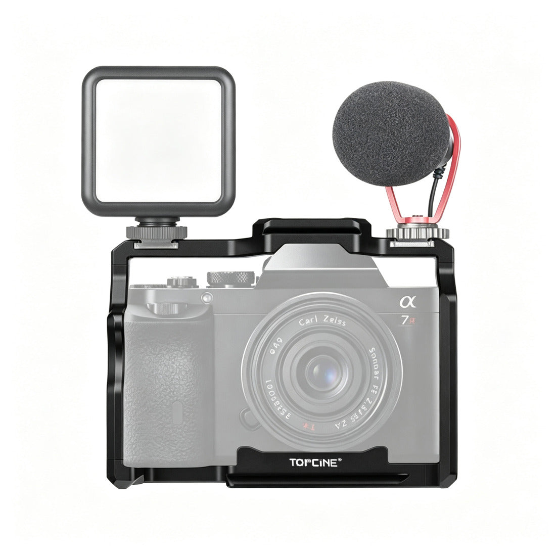 Sony A7 Camera Cage for A7RIII A7RII A7II A7III A7IV with NATO Rail camera cage Topcine Official Store