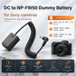NP-FW50 Dummy Battery DC Power Adapter Cable for Sony Cameras D-Tap USBC Plug camera dummy battery TOPCINE