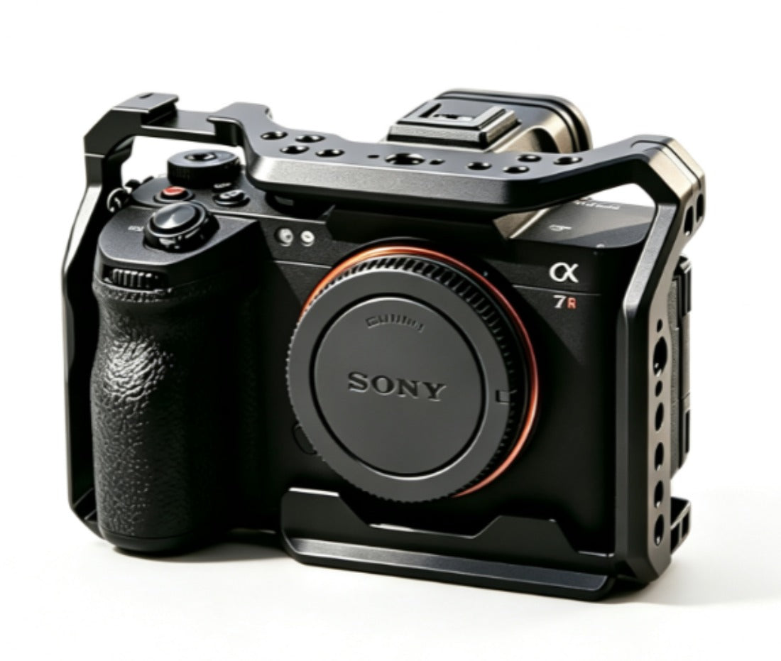 A7R6 Camera Cage for Sony Alpha 7R VI Camera with Arca Base NATO Chute