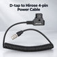 Topcine D-tap to Hirose 4-pin Compatible for Sound Devices 688 633 644 Zoom F8 Coiled Power Cable TOPCINE