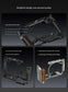ZR Cage for Nikon ZR with Full Access Cold Shoe Mount for Professional Video Rig Accessories NATO Rail