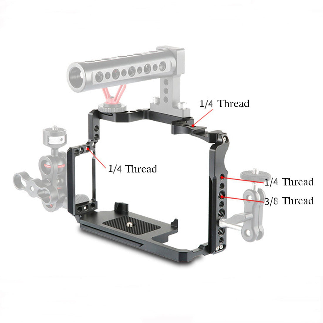 Topcine Camera Cage for Canon EOS 5D II/III/IV, 6D II/7DI camera cage TOPCINE