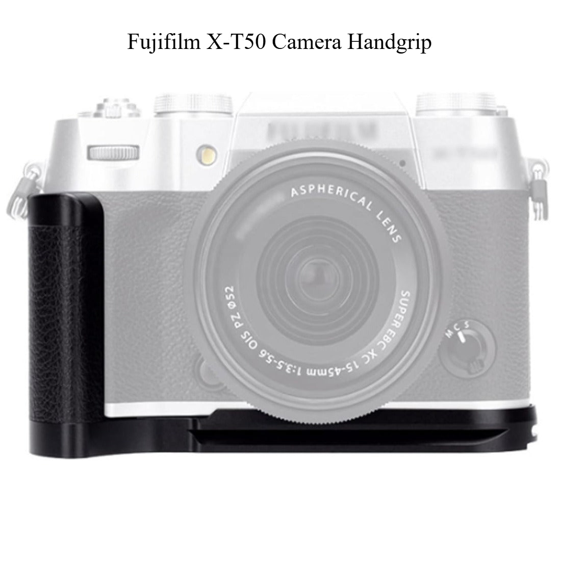 X-T50 Handgrip,L-Shape Bracket Handle for Fujifilm XT50 Camera with Built-in Arca Quick Release Plate TOPCINE