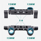 15mm Double Hole Pipe Clamp Rail Connector SLR Camera Parallel Dual-Hole Multi-Function Pipe Clamp for DSLR Camera Rig TOPCINE