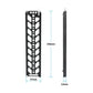 10" Dovetail Plate and QR Baseplate With Double 15mm Rod Adapter & ARRI Rosette Connections For DSLR Camera Tripod Head