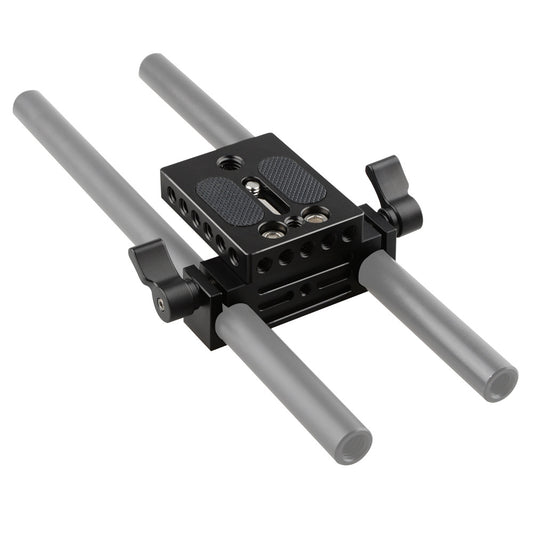 15mm Rod Clamp Baseplate Kit – CNC Machined Quick Release Plate for DSLR/Cinema Cameras (Sony/Canon/Nikon) camera baseplate Topcine Official Store
