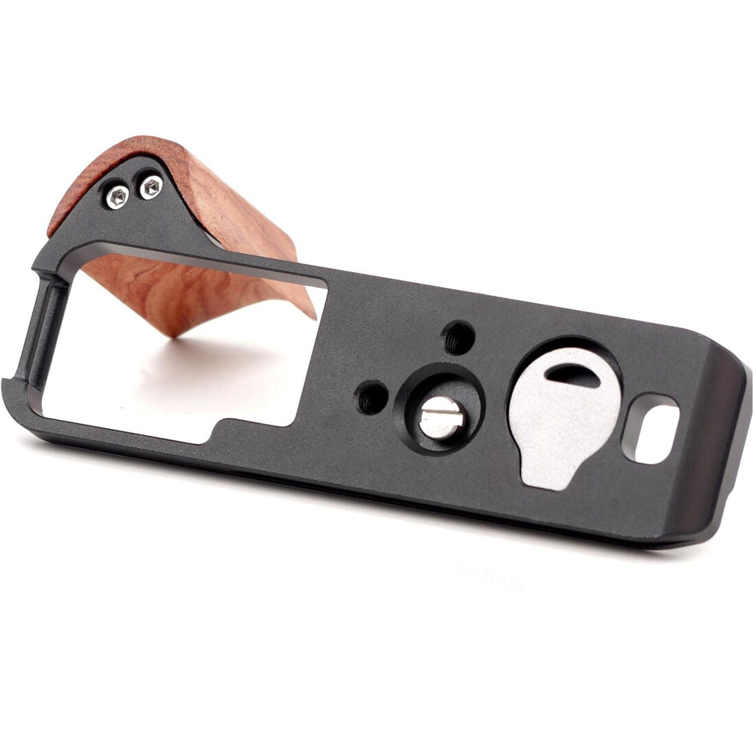 GFX100RF Handgrip L Bracket Holder with Wooden Grip for Fujifilm GFX100RF TOPCINE