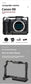 RP Cage for Canon EOS R8/RP Camera Cage with Double Cold Shoe Multiple 1/4 3/8 Threaded Holes for LED Monitor Microphone Vlogging