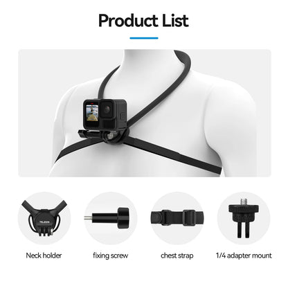 Phone Action Camera 2 in 1 Neck Hold Mount for GoPro Insta360 DJI OSMO Action Universal Action Camera Phone Accessories