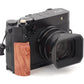 GFX100RF Handgrip L Bracket Holder with Wooden Grip for Fujifilm GFX100RF TOPCINE