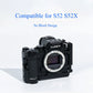 Topcine Camera Cage for  Panasonic Lumix S5II S5IIX G9II with 2 Cold Shoe Mounts 1/4" Threaded Holes Arca Quick Release Plate