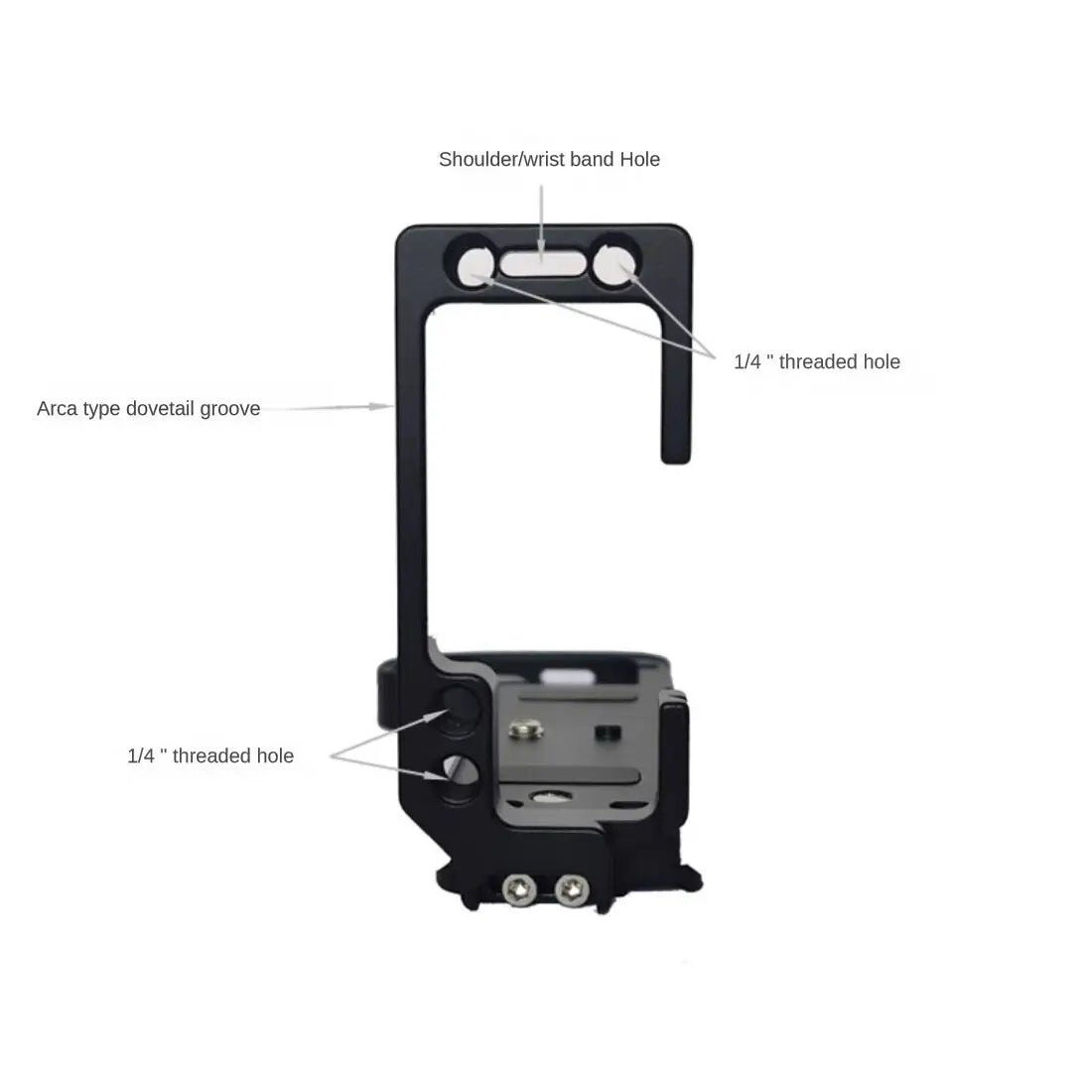 Topcine Z6III L Plate Quick Release Arca Plate Vertical Horizontal Shooting Switch for Nikon Z63 Protection frame