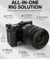 FPL Camera Cage for Sigma FP FPL with Arca-Swiss Quick Release Base, Cold Shoe Mount camera cage Topcine Official Store
