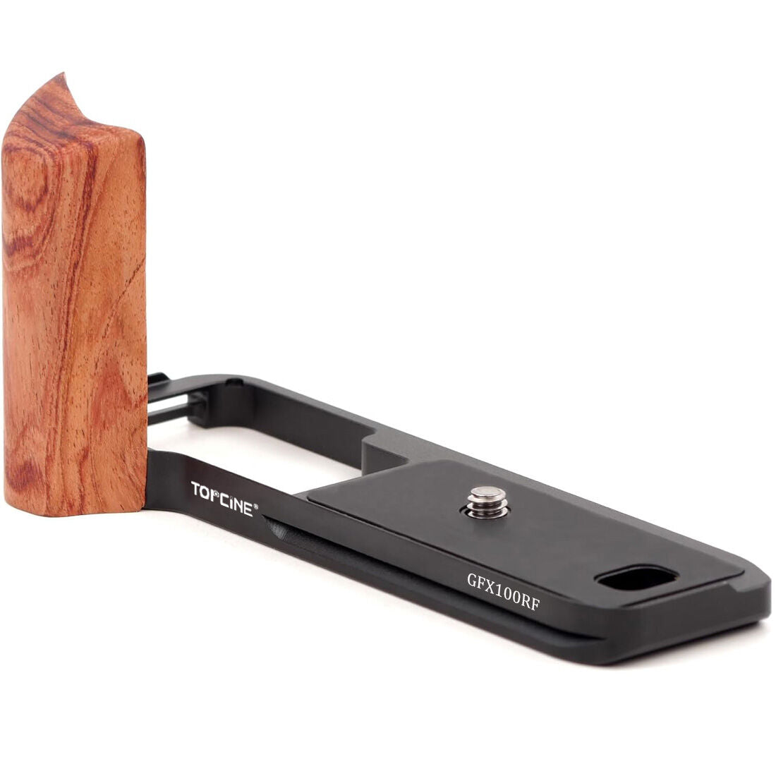 GFX100RF Handgrip L Bracket Holder with Wooden Grip for Fujifilm GFX100RF TOPCINE