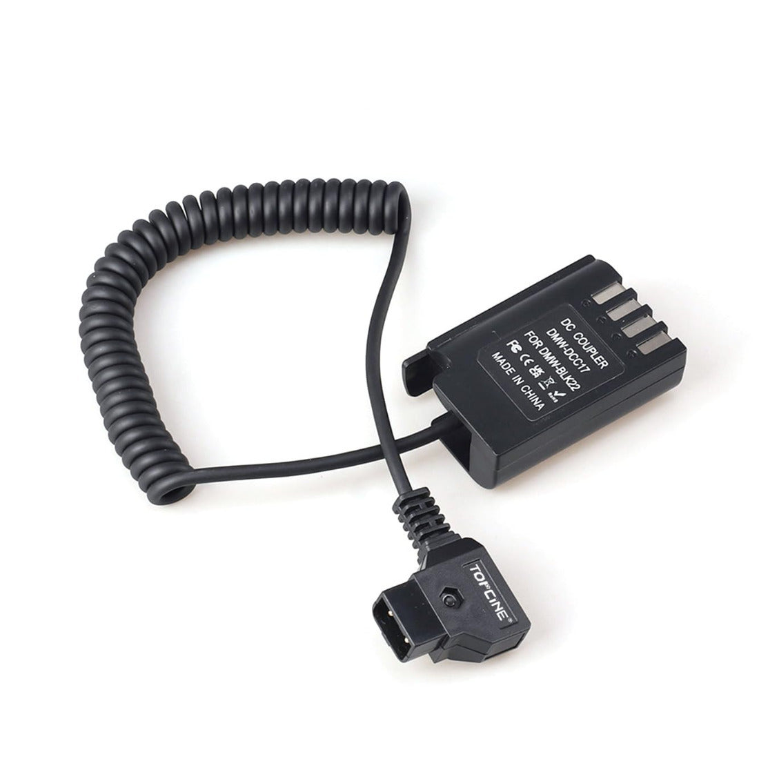D-Tap to DMW-BLF19 Dummy Battery Adapter Cable For Panasonic DMC GH3 GH4 GH5 GH5S GH6 Cameras dummy battery TOPCINE