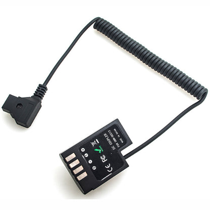 D-Tap to DMW-BLF19 Dummy Battery Adapter Cable For Panasonic DMC GH3 GH4 GH5 GH5S GH6 Cameras dummy battery TOPCINE D-Tap Plug