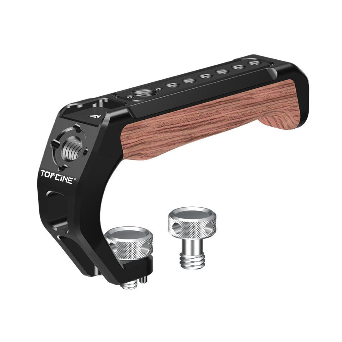 Wooden TopHandle, Top Handgrip Arri Locating Pin with 3/8"-16 and 1/4"-20 Screw TOPCINE
