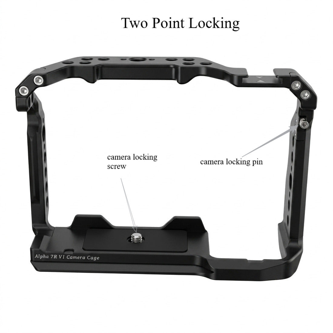 A7R6 Camera Cage for Sony Alpha 7R VI Camera with Arca Base NATO Chute camera cage TOPCINE