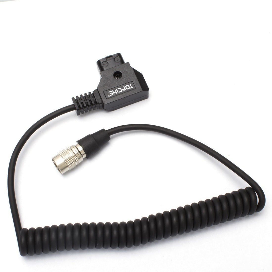 Topcine D-tap to Hirose 4-pin Compatible for Sound Devices 688 633 644 Zoom F8 Coiled Power Cable TOPCINE