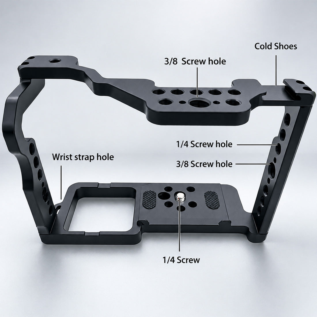 Panasonic GH5 GH5II GH5S Camera Cage Kit with Cold Shoe Mount Aluminum Alloy Rig camera cage TOPCINE